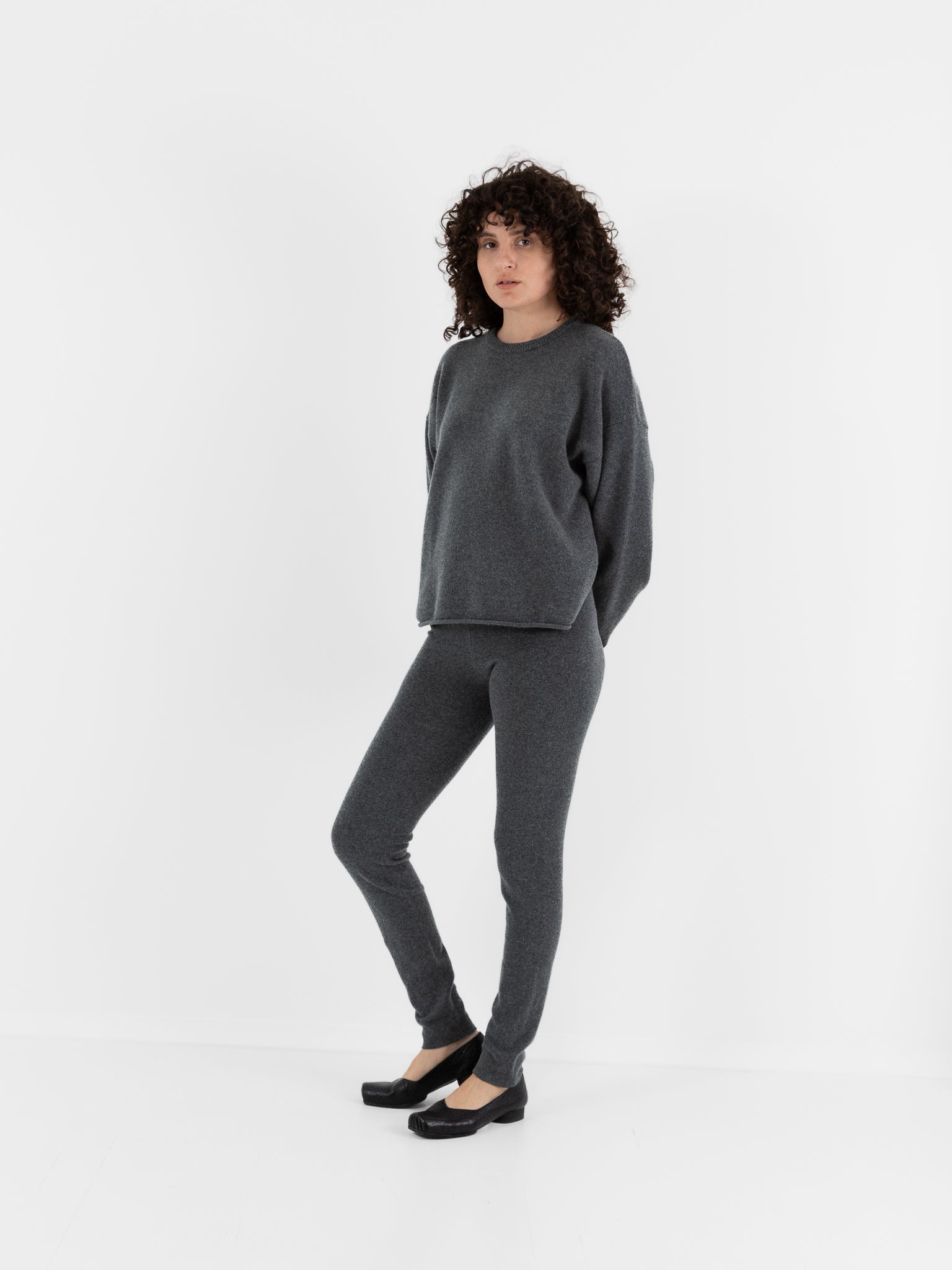 Extreme Cashmere n°372 Beat Leggings in Felt - EXTREME CASHMERE at Worthwhile - shop LEGGINGS