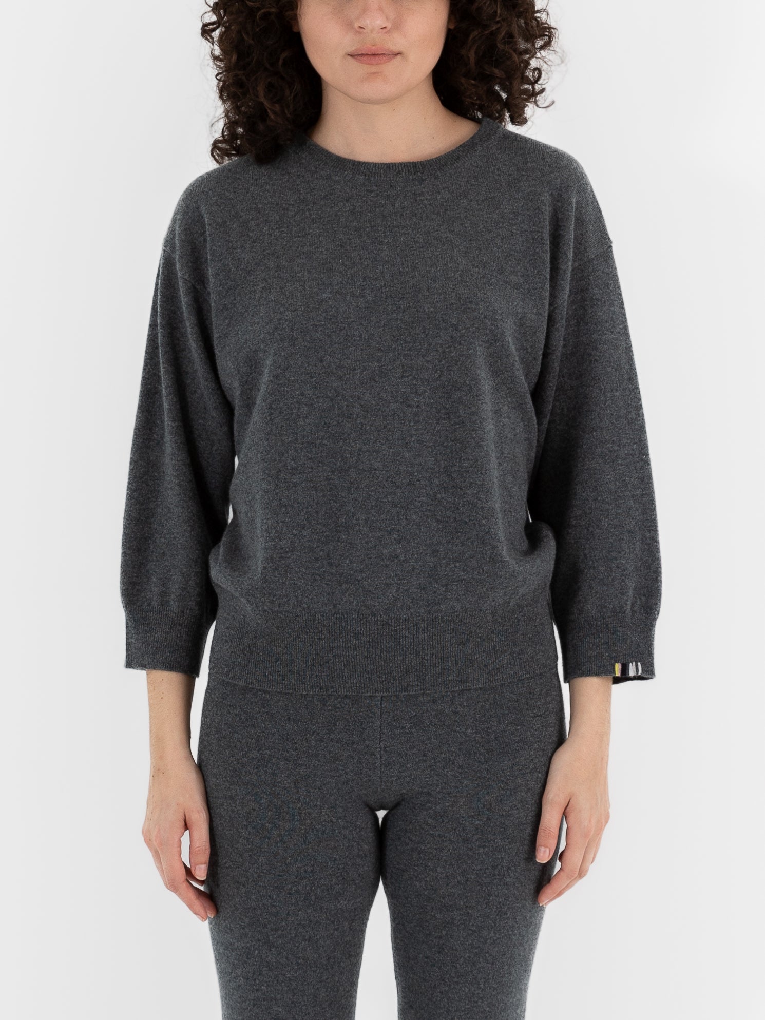 Extreme Cashmere n°398 Jewel Sweater in Felt - EXTREME CASHMERE at Worthwhile - shop SWEATER