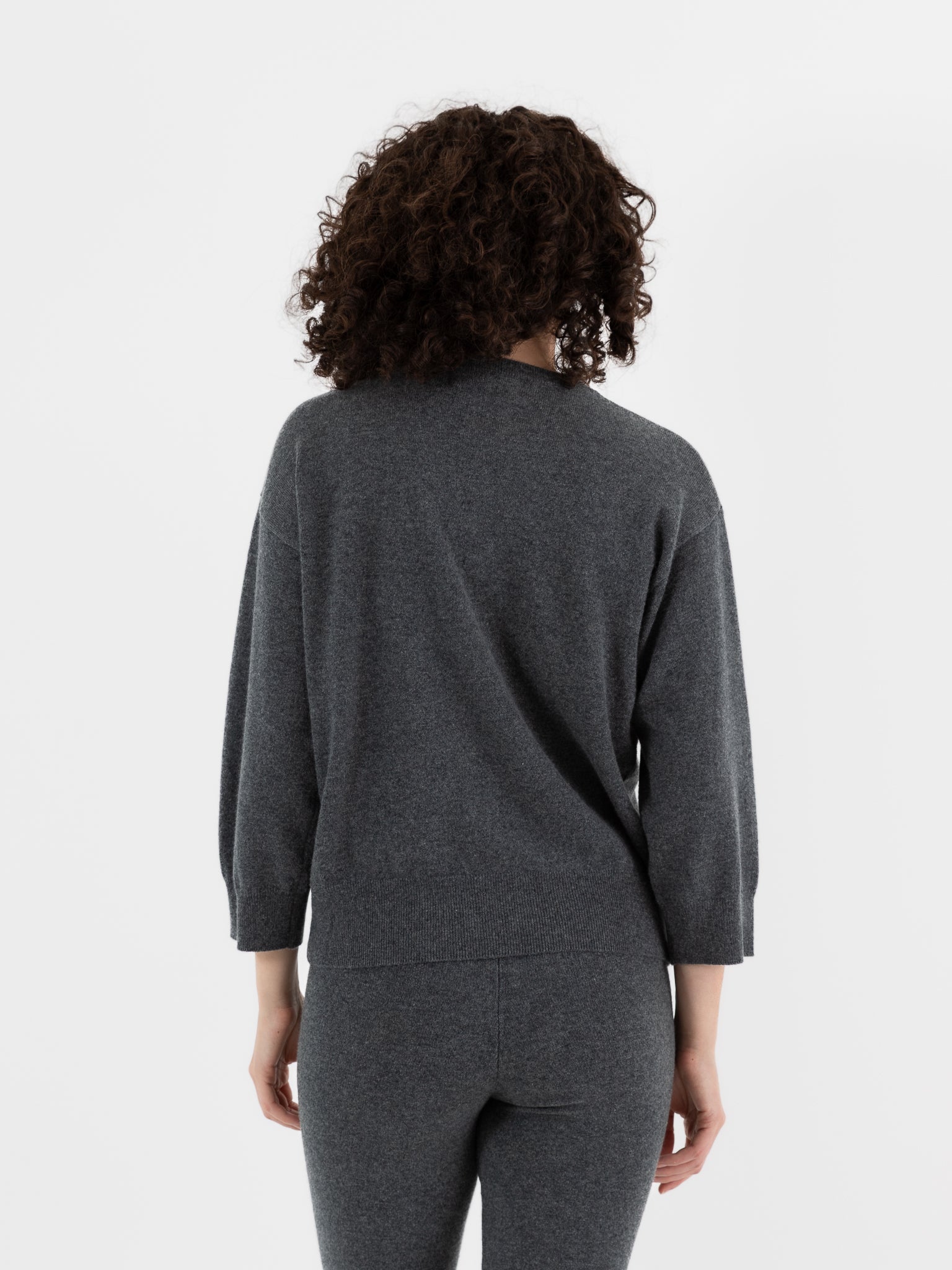 Extreme Cashmere n°398 Jewel Sweater in Felt - EXTREME CASHMERE at Worthwhile