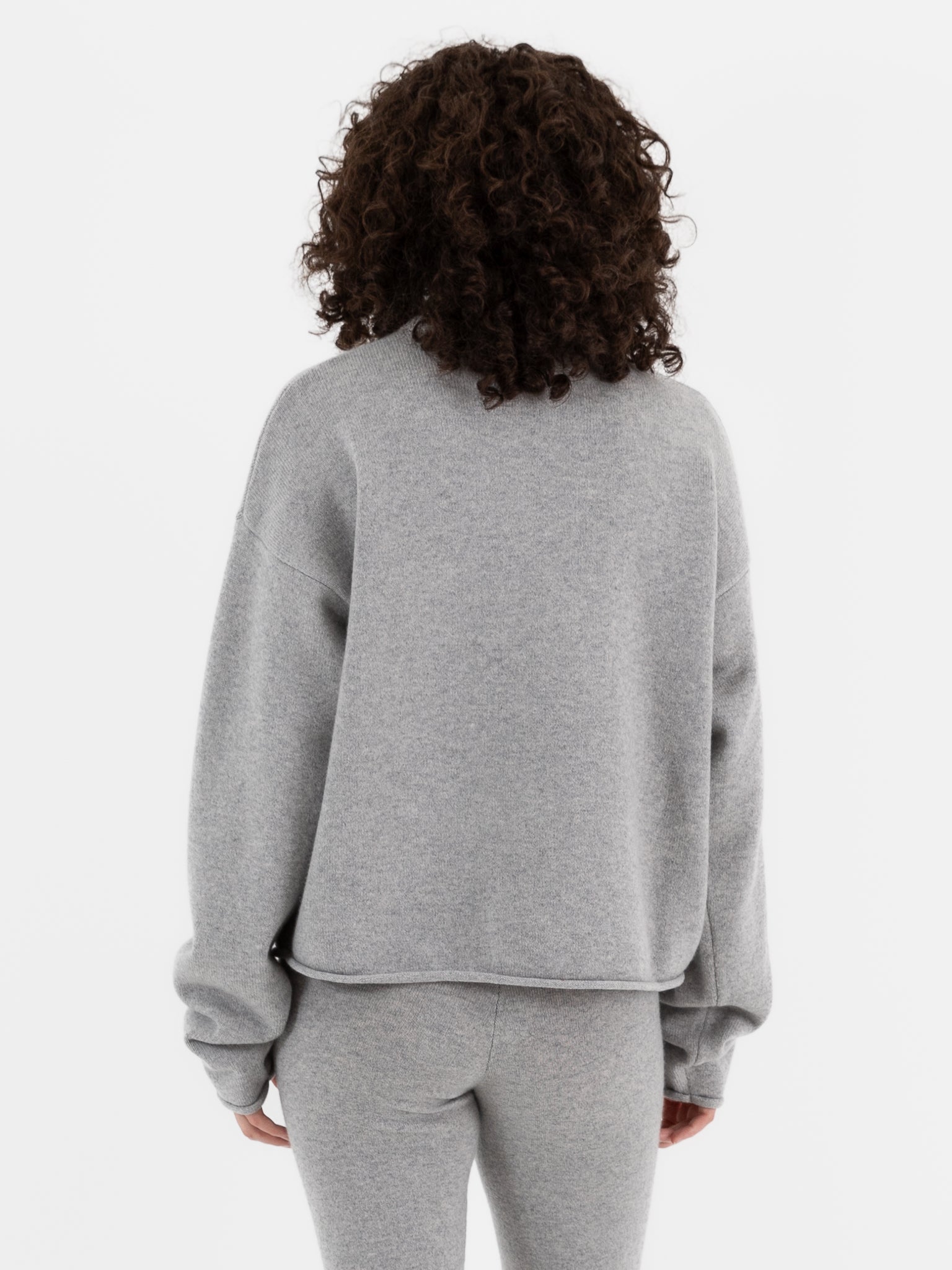 Extreme Cashmere n°426 Comfy Sweater in Grey - EXTREME CASHMERE at Worthwhile - shop SWEATER