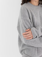 Extreme Cashmere n°426 Comfy Sweater in Grey - EXTREME CASHMERE at Worthwhile