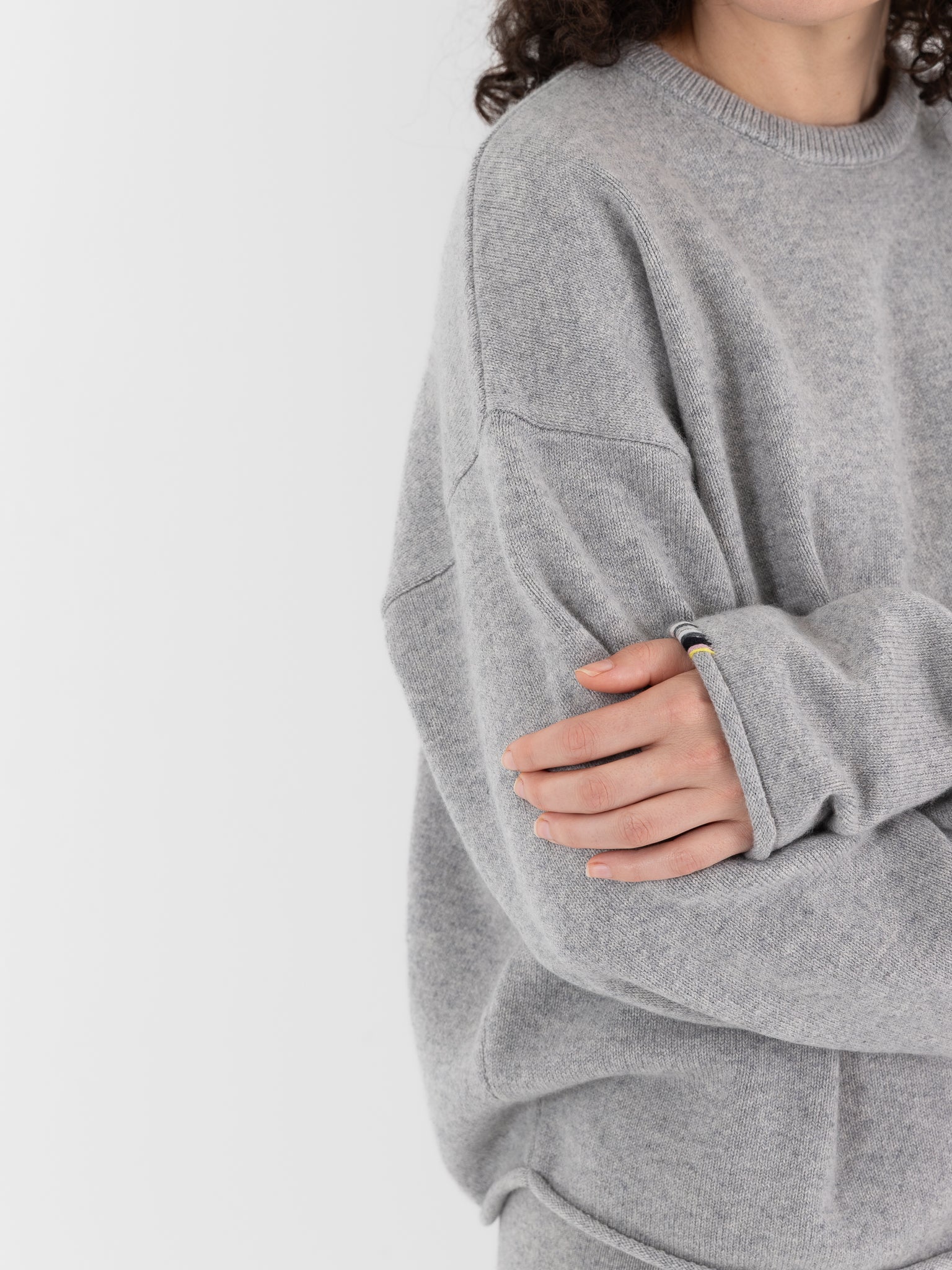 Extreme Cashmere n°426 Comfy Sweater in Grey - EXTREME CASHMERE at Worthwhile