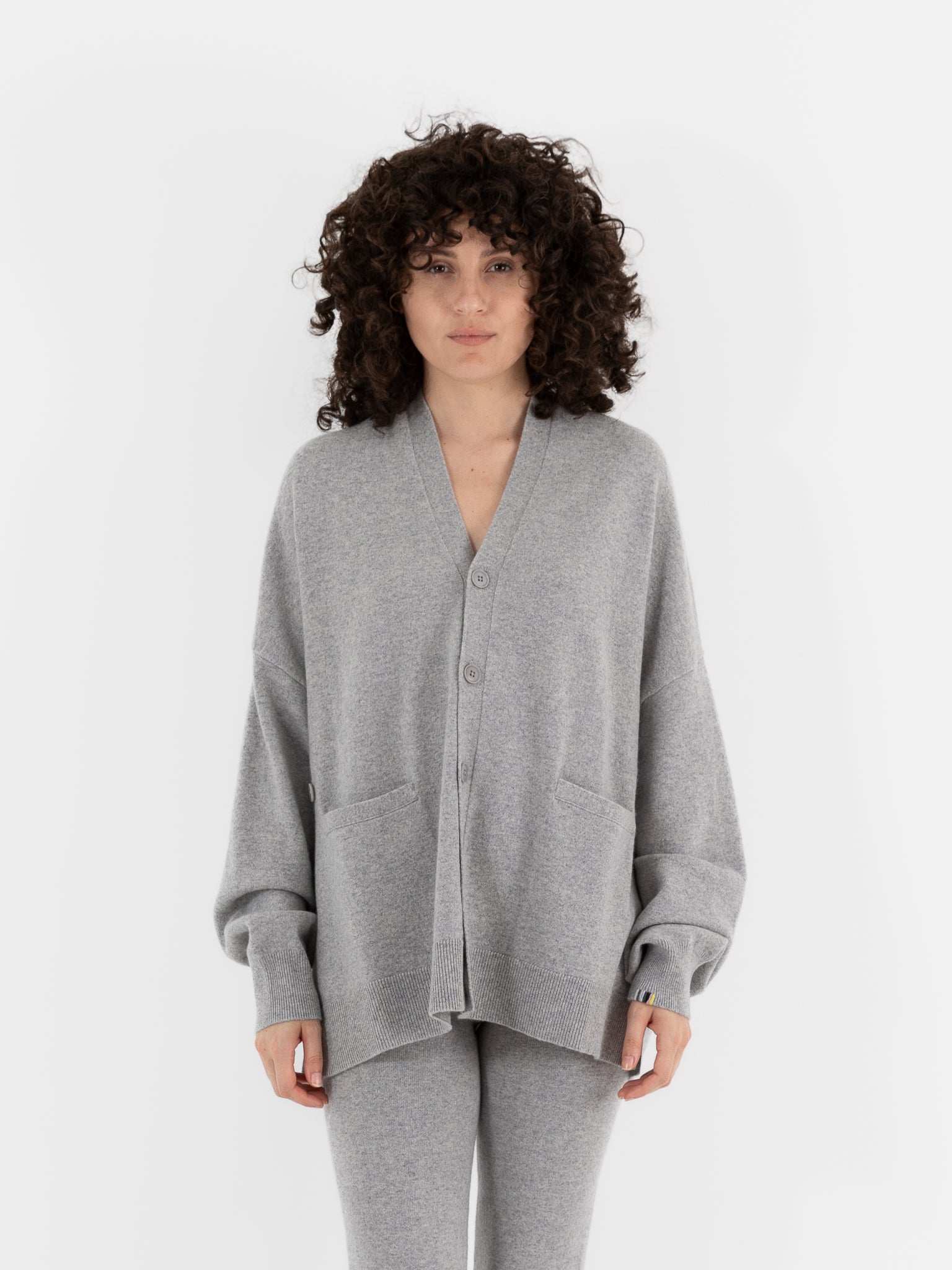 Extreme Cashmere n°24 Tokio Cardigan in Grey - EXTREME CASHMERE at Worthwhile