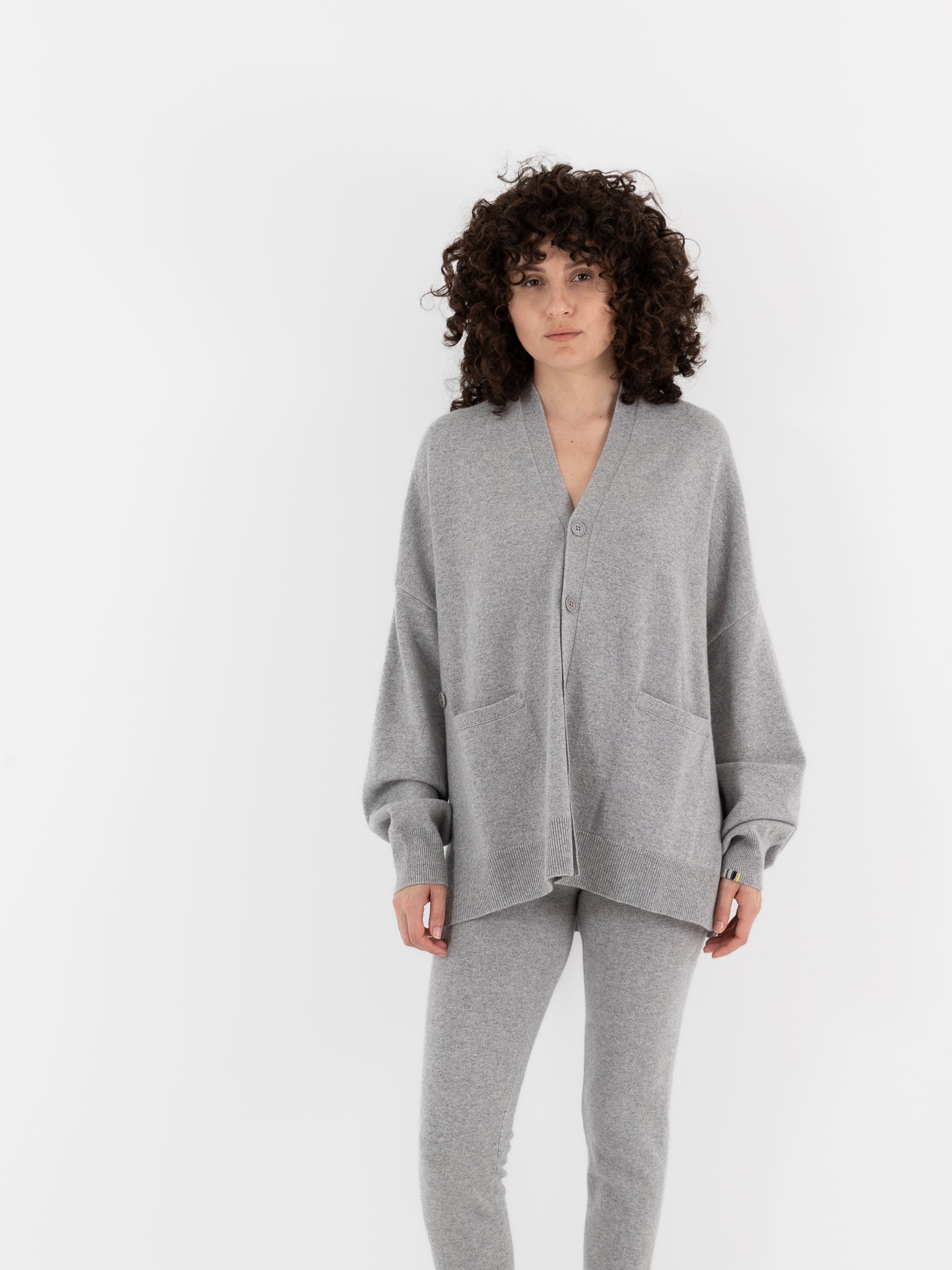 Extreme Cashmere n°24 Tokio Cardigan in Grey - EXTREME CASHMERE at Worthwhile