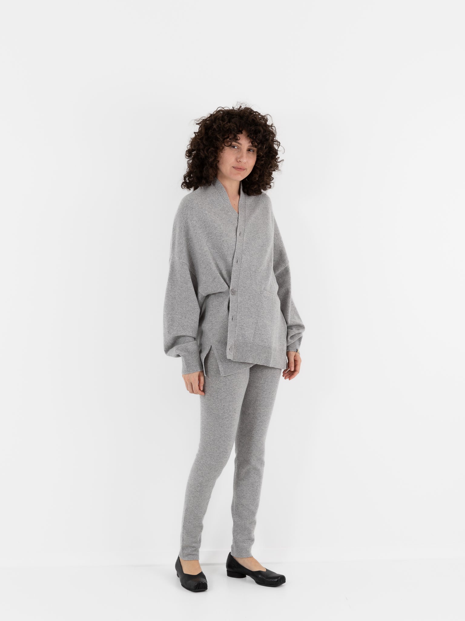 Extreme Cashmere n°24 Tokio Cardigan in Grey - EXTREME CASHMERE at Worthwhile