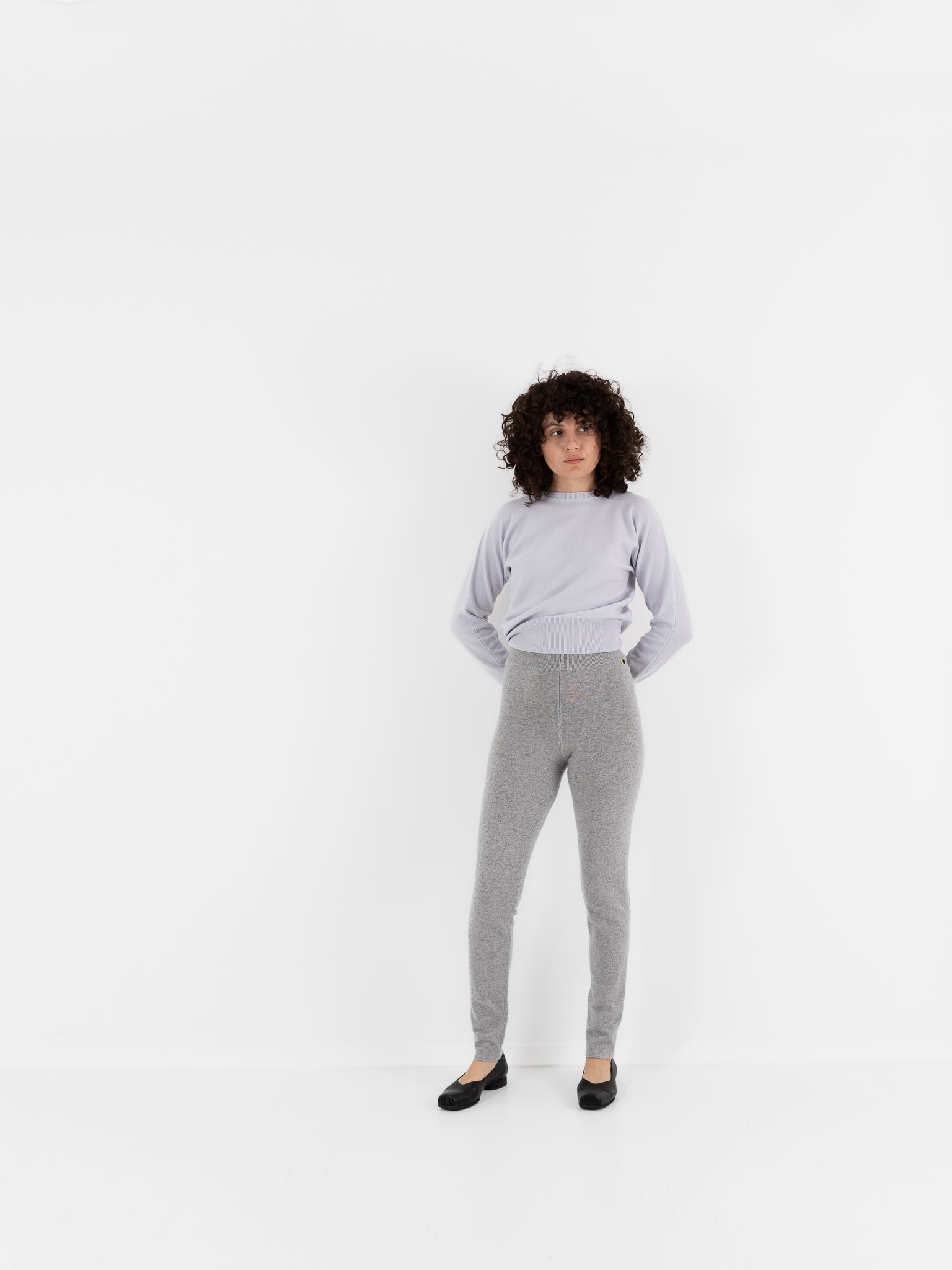 Extreme Cashmere n°372 Beat Leggings in Grey - EXTREME CASHMERE at Worthwhile