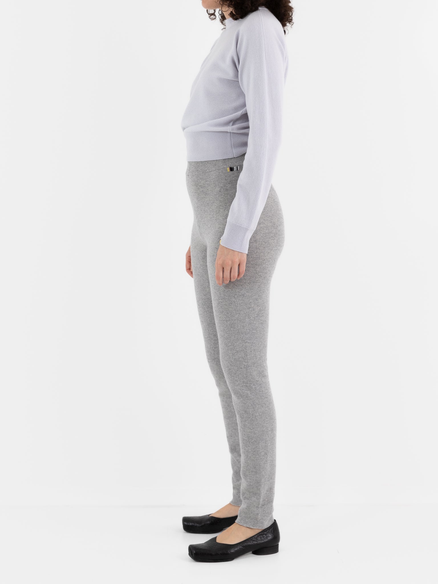 Extreme Cashmere n°372 Beat Leggings in Grey - EXTREME CASHMERE at Worthwhile - shop LEGGINGS
