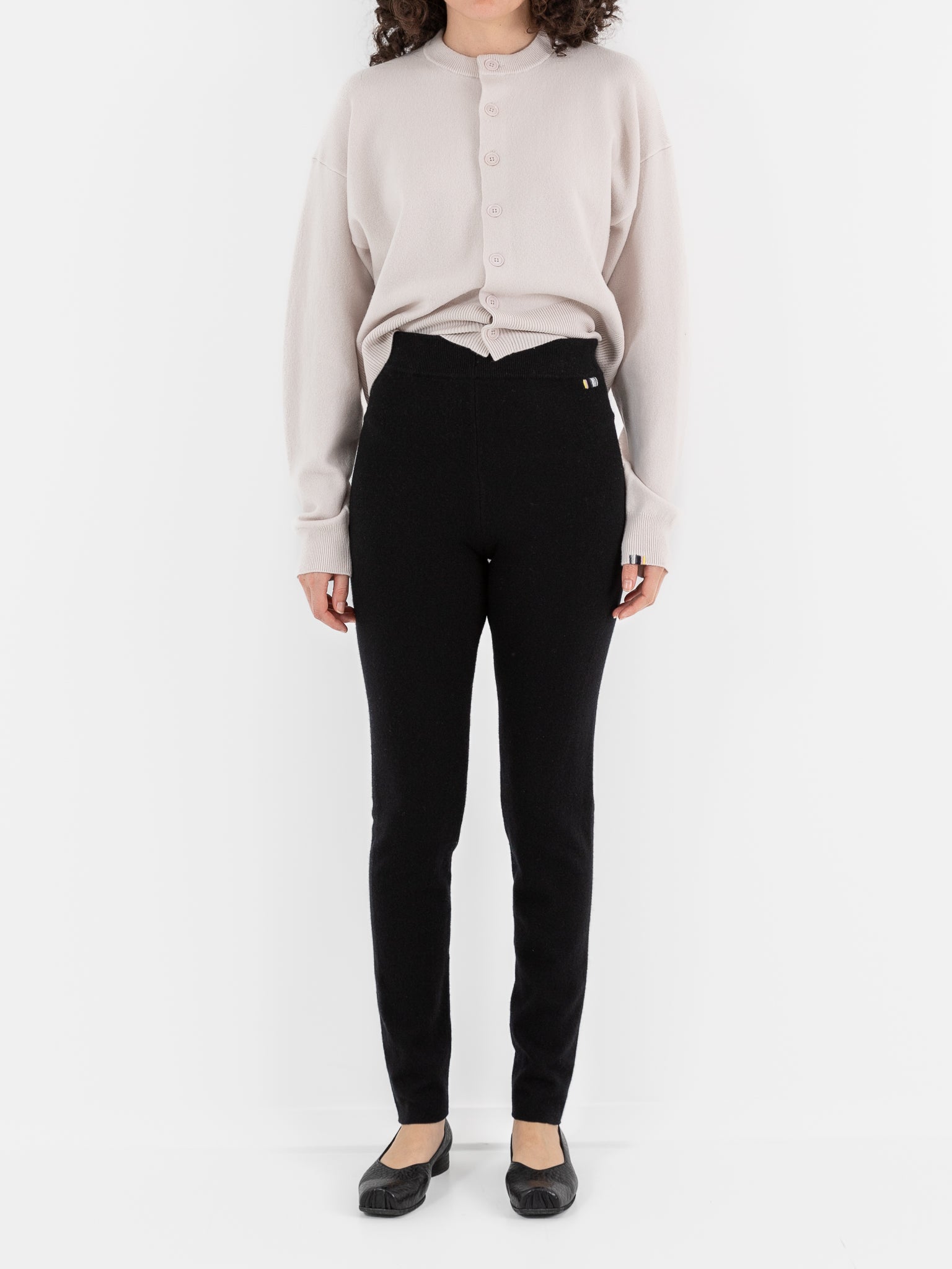 Extreme Cashmere n°372 Beat Leggings in Raven - EXTREME CASHMERE at Worthwhile - shop LEGGINGS
