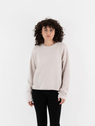 Extreme Cashmere n°426 Comfy Sweater in Chalk - EXTREME CASHMERE at Worthwhile