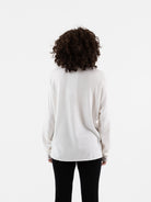 Extreme Cashmere n°347 Aries Sweater in Snow - EXTREME CASHMERE at Worthwhile