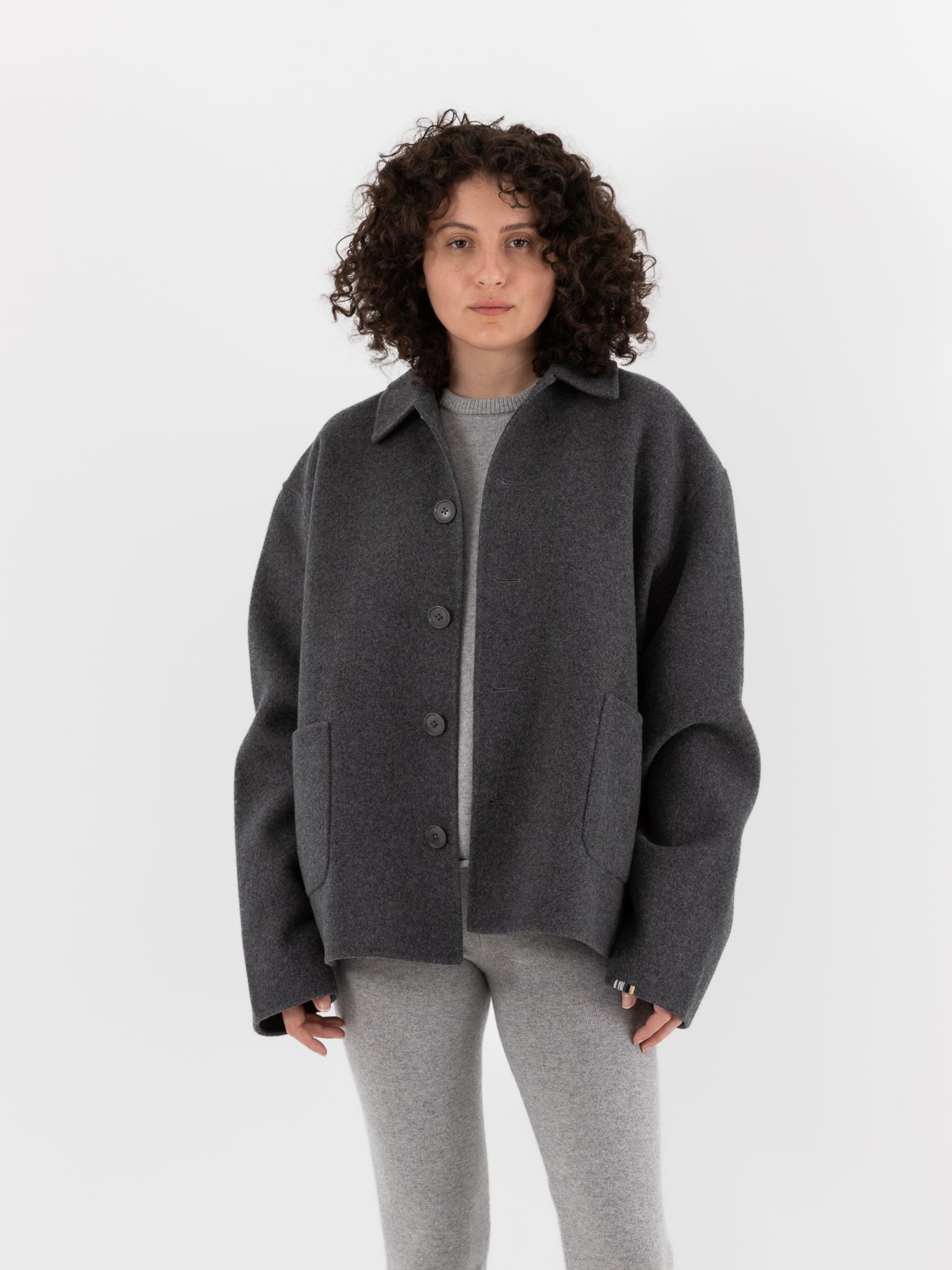 Extreme Cashmere n°427 Maker Jacket in Felt - EXTREME CASHMERE at Worthwhile