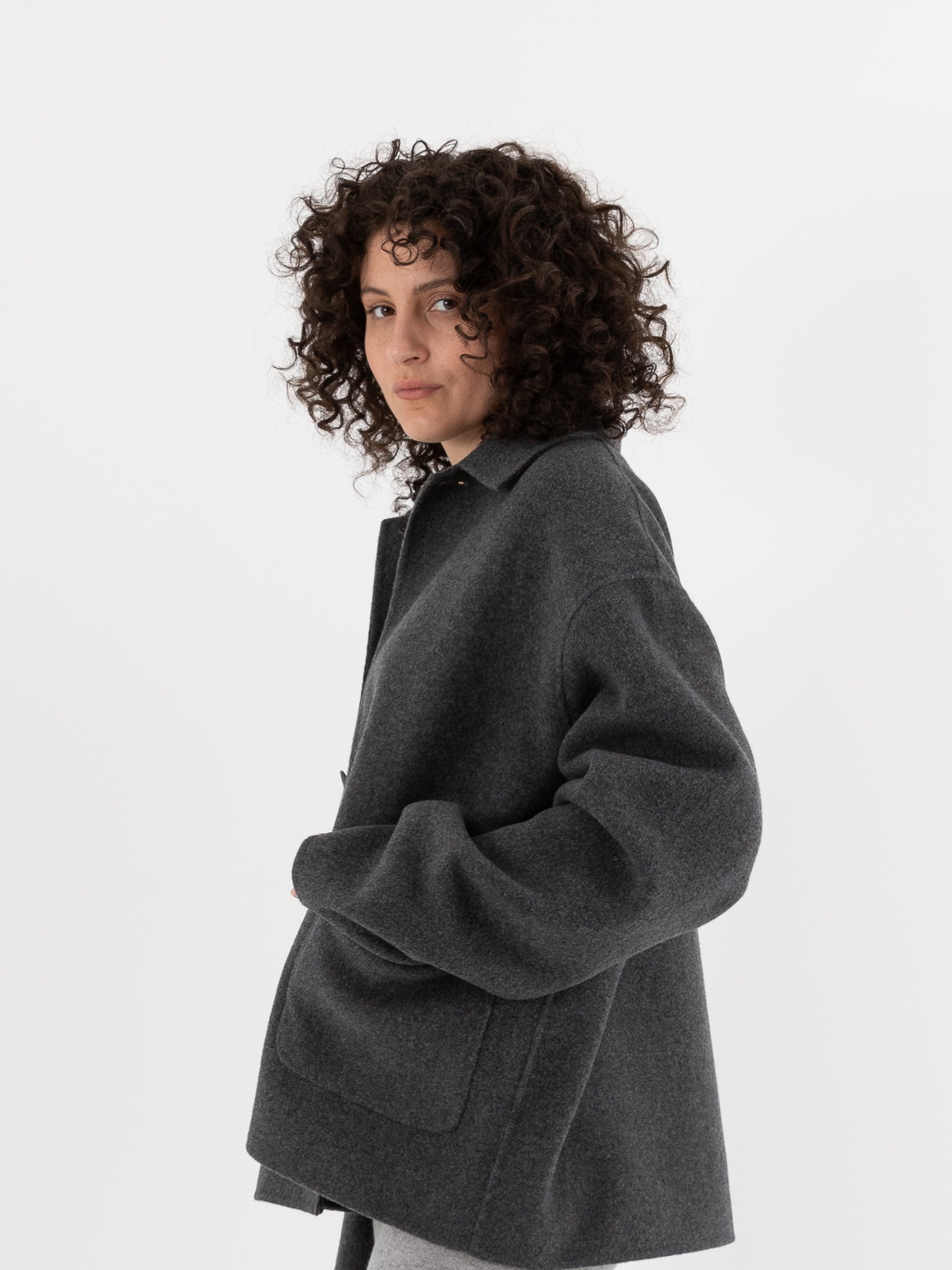 Extreme Cashmere n°427 Maker Jacket in Felt - EXTREME CASHMERE at Worthwhile