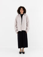 Extreme Cashmere n°427 Maker Jacket in Chalk - EXTREME CASHMERE at Worthwhile
