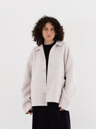 Extreme Cashmere n°427 Maker Jacket in Chalk - EXTREME CASHMERE at Worthwhile