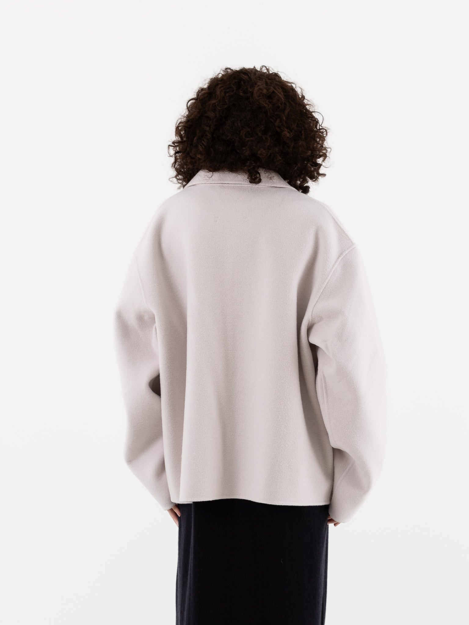 Extreme Cashmere n°427 Maker Jacket in Chalk - EXTREME CASHMERE at Worthwhile