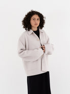 Extreme Cashmere n°427 Maker Jacket in Chalk - EXTREME CASHMERE at Worthwhile