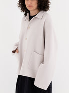 Extreme Cashmere n°427 Maker Jacket in Chalk - EXTREME CASHMERE at Worthwhile