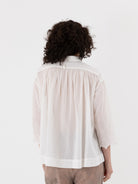 GASA Lace Sleeves Shirt in Off White - GASA at Worthwhile - shop TOP