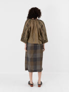 GASA Tube Skirt in Gradation Check - GASA at Worthwhile - shop SKIRT