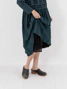GASA Gathered Dress in Abyssal Blue - GASA at Worthwhile - shop DRESS