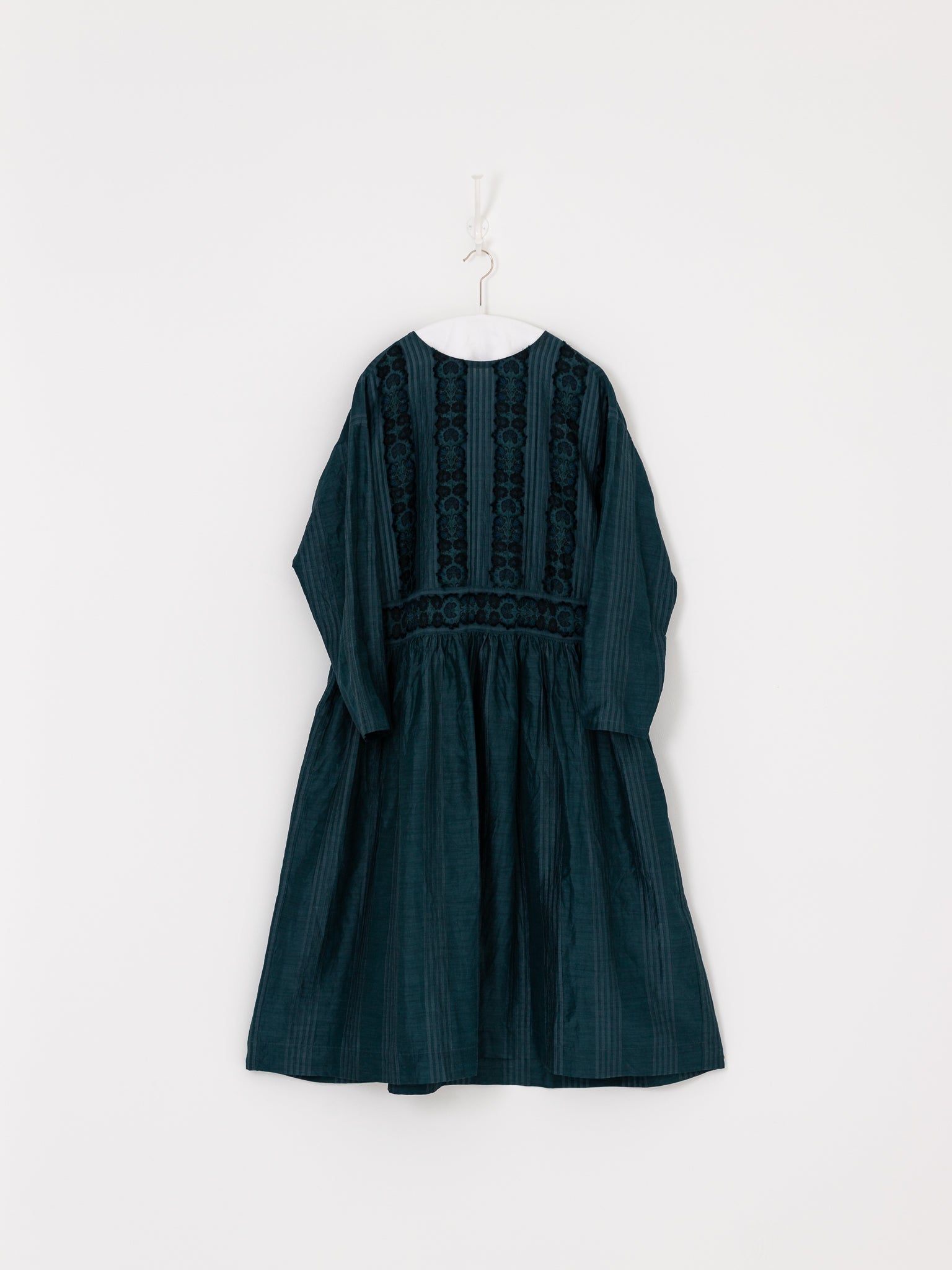 GASA Gathered Dress in Abyssal Blue - GASA at Worthwhile - shop DRESS
