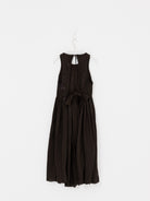 GASA Plant Embroidered Dress in Brown Black - GASA at Worthwhile - shop DRESS