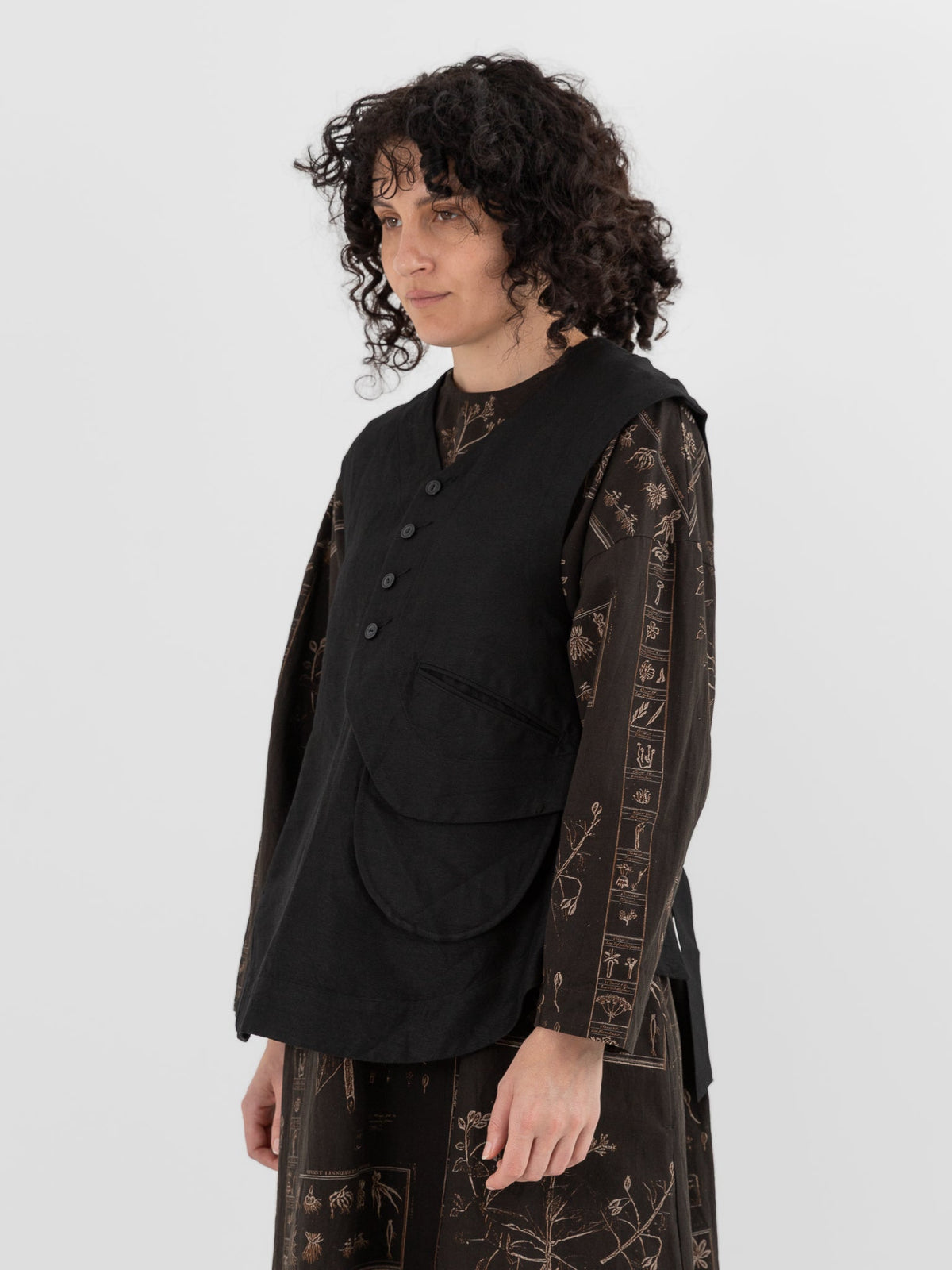 GASA Apron Vest in Black - GASA at Worthwhile - shop VEST