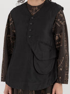 GASA Apron Vest in Black - GASA at Worthwhile - shop VEST