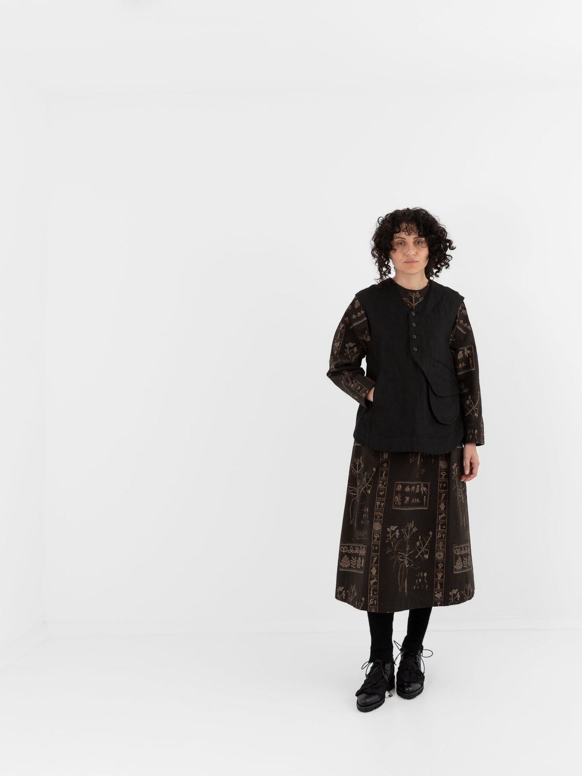 GASA Apron Vest in Black - GASA at Worthwhile - shop VEST
