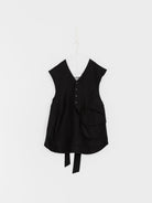 GASA Apron Vest in Black - GASA at Worthwhile - shop VEST