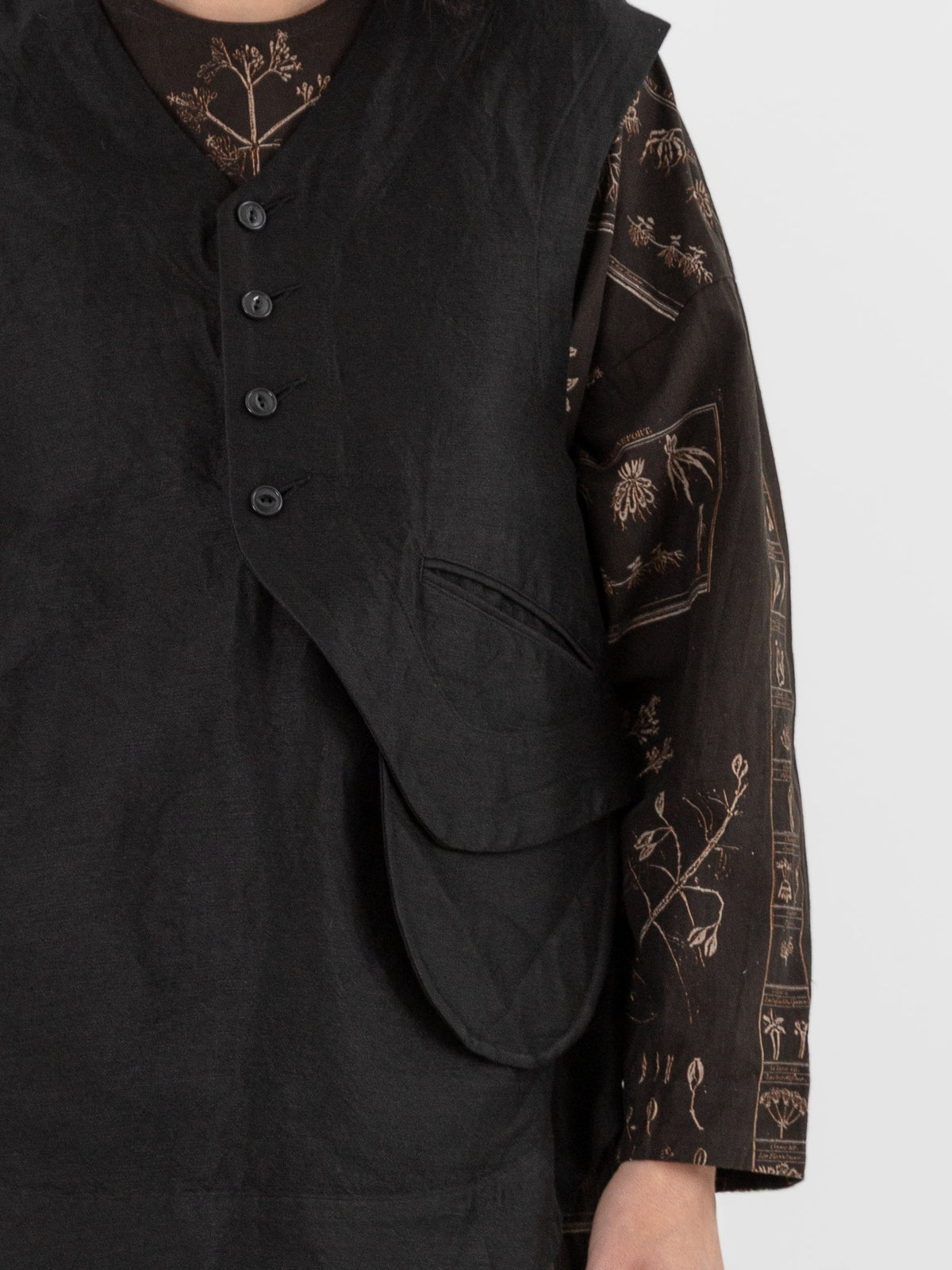 GASA Apron Vest in Black - GASA at Worthwhile - shop VEST