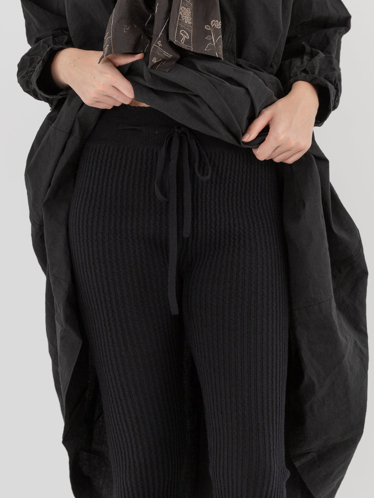 GASA Knit Leggings in Black - GASA at Worthwhile - shop LEGGINGS