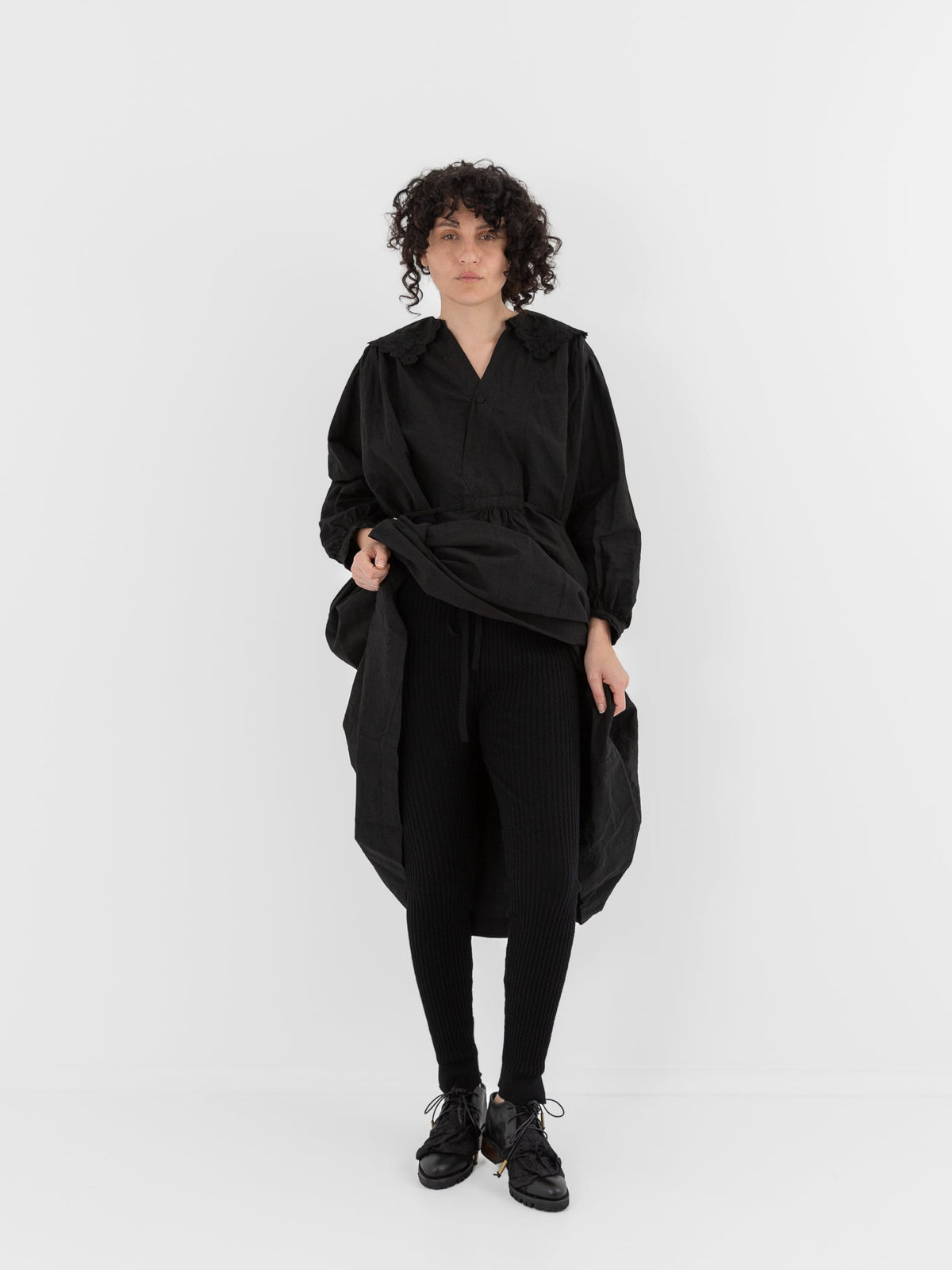 GASA Knit Leggings in Black - GASA at Worthwhile - shop LEGGINGS