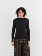 GASA Knit Pullover in Black - GASA at Worthwhile - shop TOP