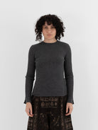 GASA Knit Pullover in Top Gray - GASA at Worthwhile - shop TOP