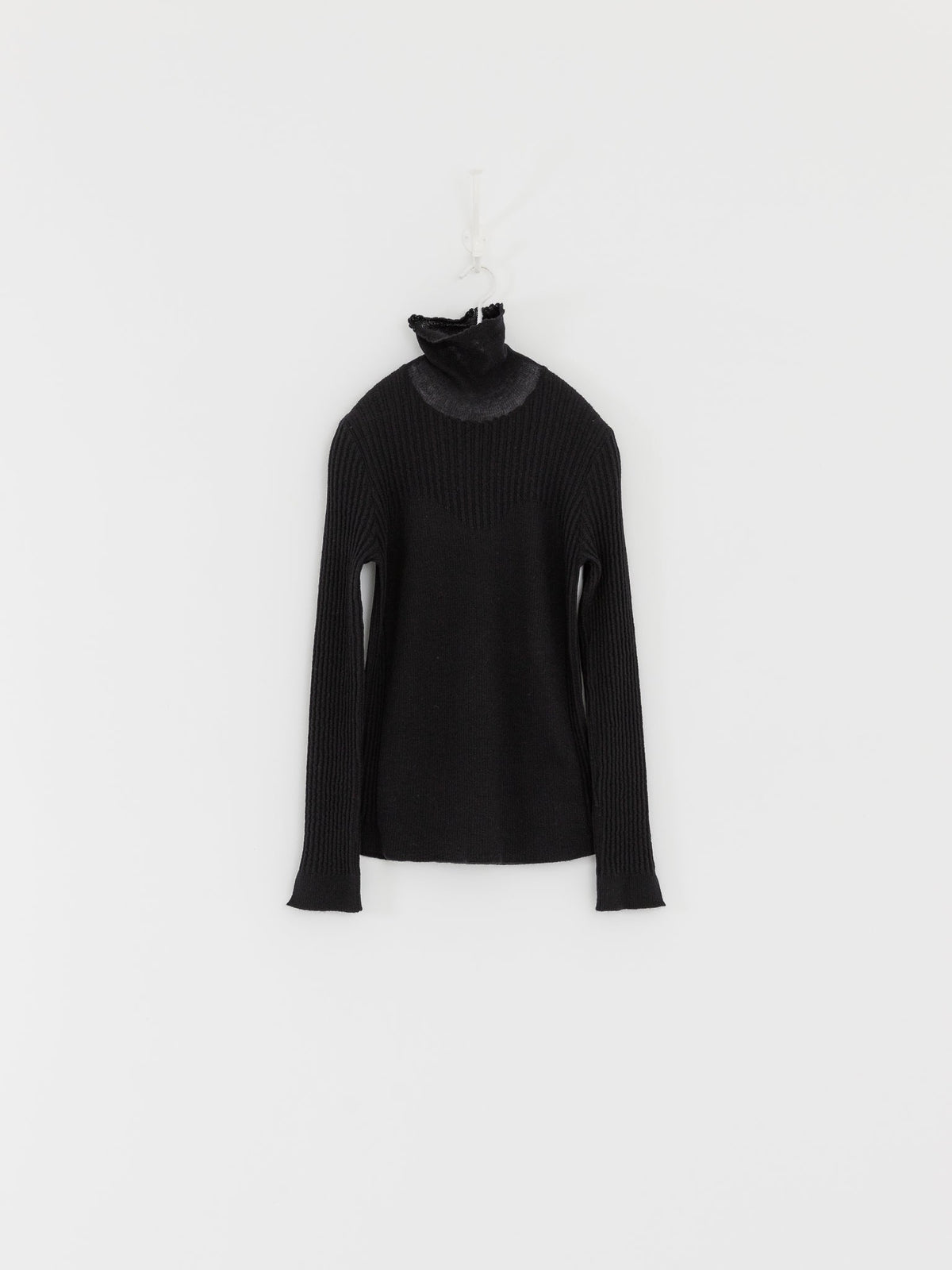 GASA Knit Turtleneck Sweater in Black - GASA at Worthwhile - shop TOP