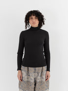 GASA Knit Turtleneck Sweater in Black - GASA at Worthwhile - shop TOP