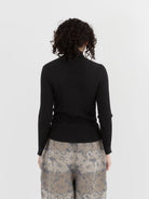 GASA Knit Turtleneck Sweater in Black - GASA at Worthwhile - shop TOP