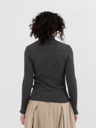 GASA Knit Turtleneck Sweater in Top Gray - GASA at Worthwhile - shop TOP