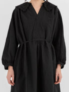 GASA Lace Collar Dress in Black - GASA at Worthwhile - shop DRESS