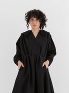 GASA Lace Collar Dress in Black - GASA at Worthwhile - shop DRESS