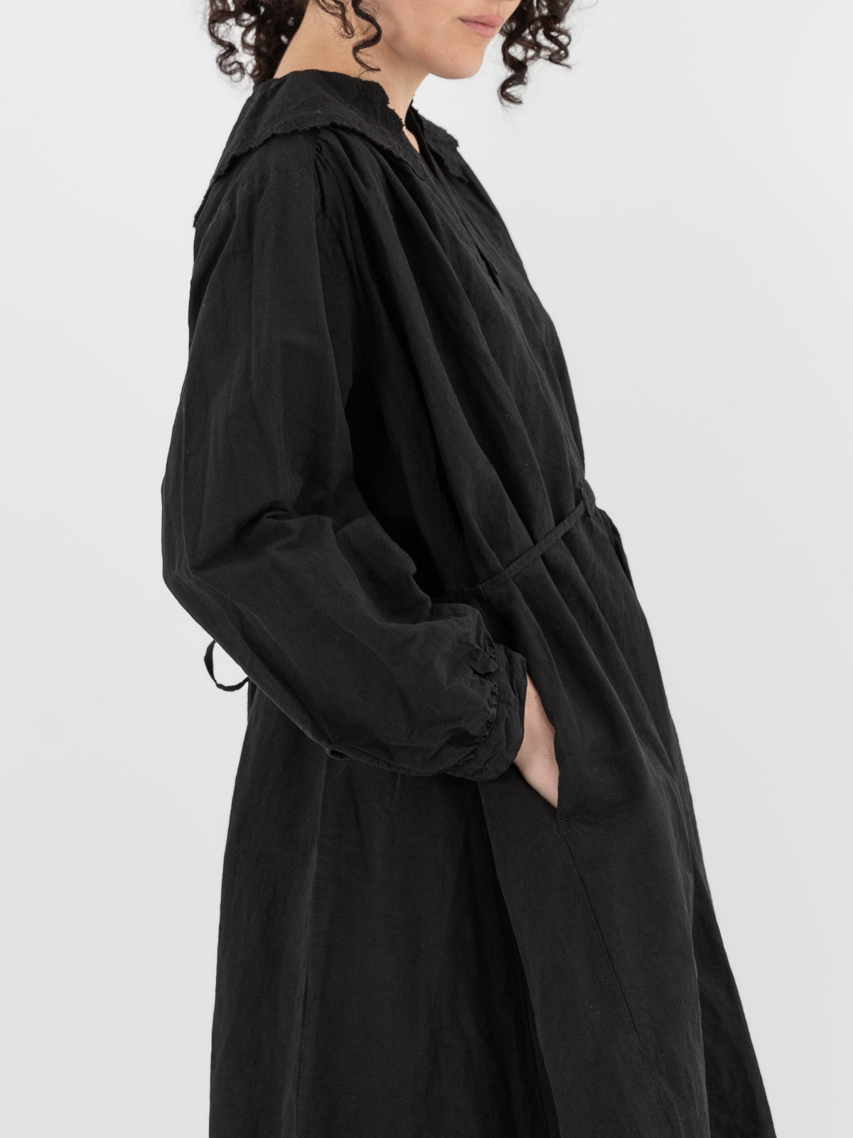 GASA Lace Collar Dress in Black - GASA at Worthwhile - shop DRESS