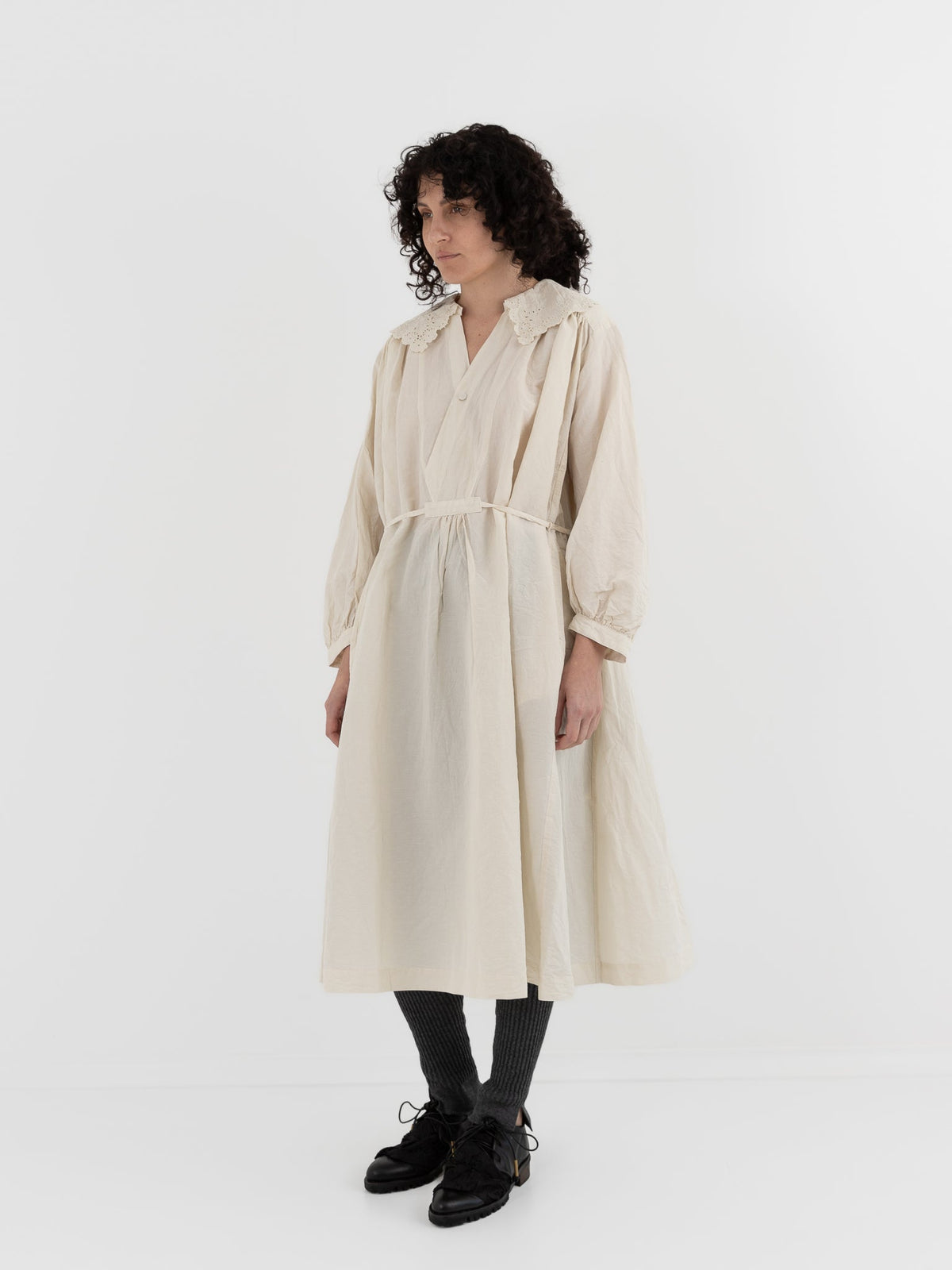 GASA Lace Collar Dress in Powder Pink - GASA at Worthwhile - shop DRESS