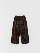 GASA Pant in Dark Brown x Beige - GASA at Worthwhile - shop PANT