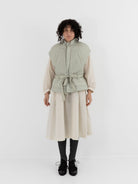 GASA Quilted Vest in Pale Green - GASA at Worthwhile - shop VEST