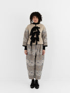 GASA Ribbon Jacket in Beige Flower - GASA at Worthwhile - shop JACKET