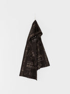 GASA Shawl in Dark Brown x Beige - GASA at Worthwhile - shop SCARF