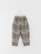 GASA Tucked Pants in Beige Flower - GASA at Worthwhile - shop PANT