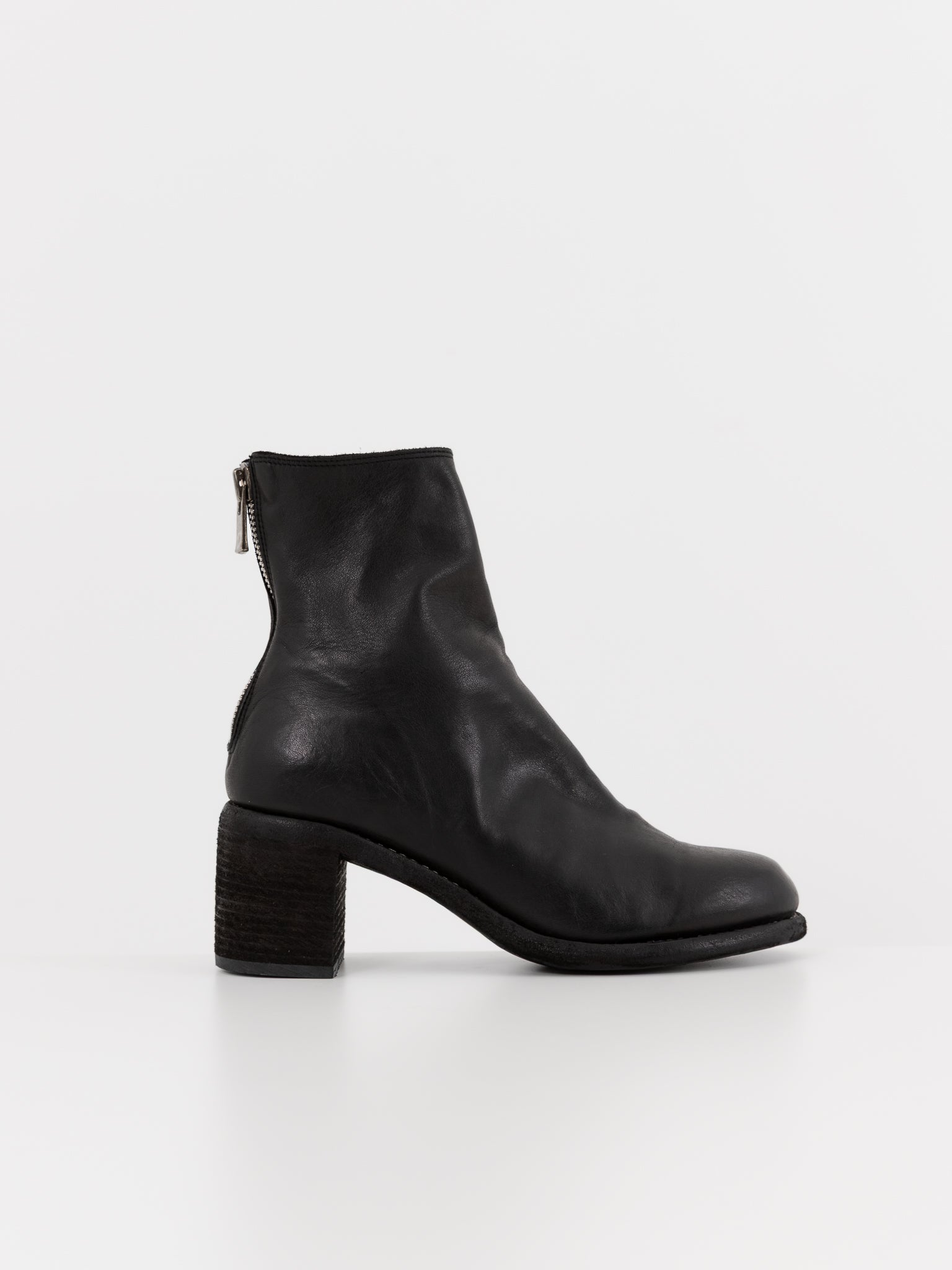 Guidi Back Zip Boot M86 in Black - GUIDI at Worthwhile - shop BOOT