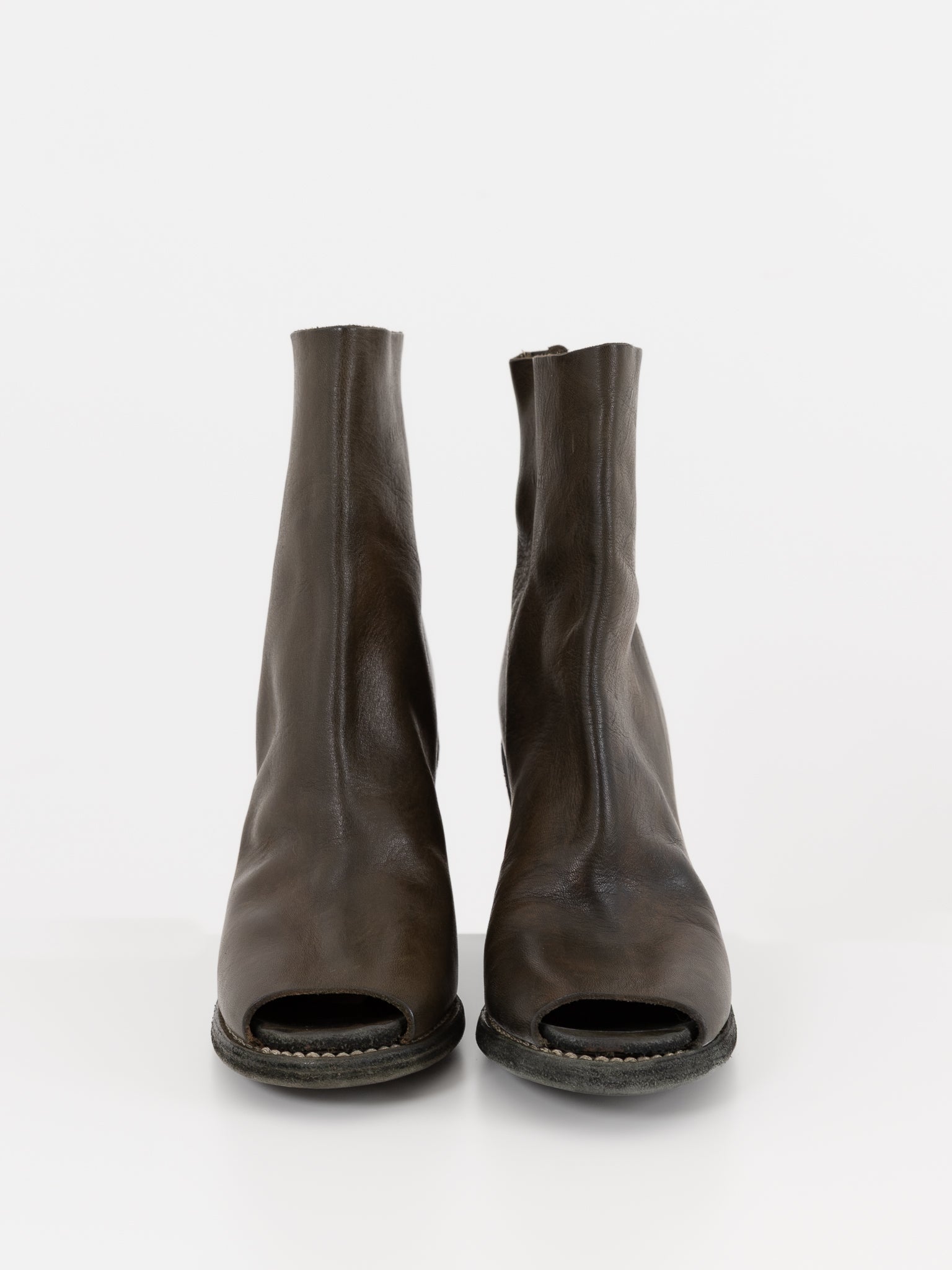 Guidi Open Toe Boot 3006C in Olive - GUIDI at Worthwhile - shop BOOT